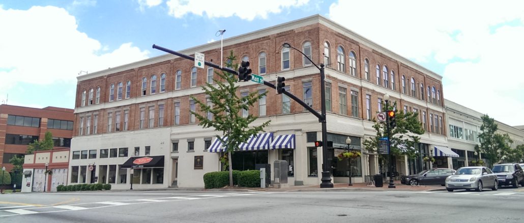 Kreuzung in Spartenburg USA.