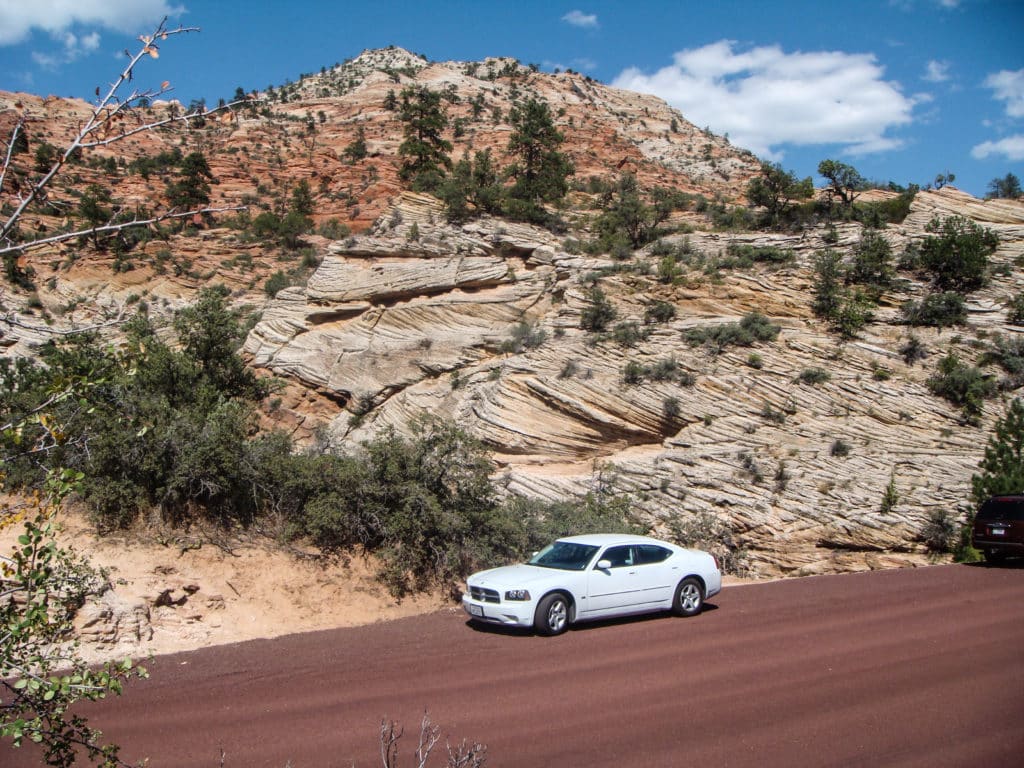 Dodge Charger im Zion Nationalpark