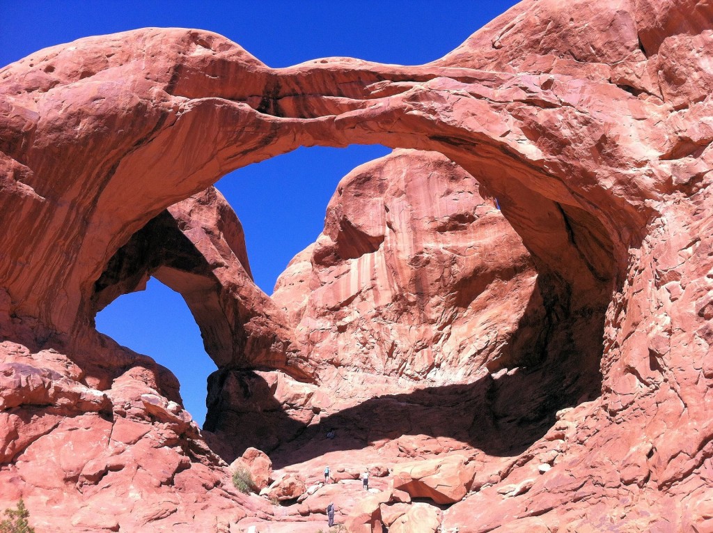 Der double Arches im Canyonland, USA.