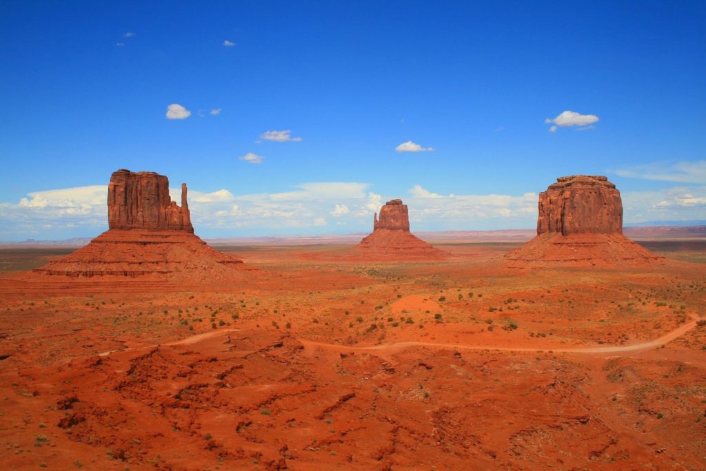 Das Monument Valley im Süden von Utah.